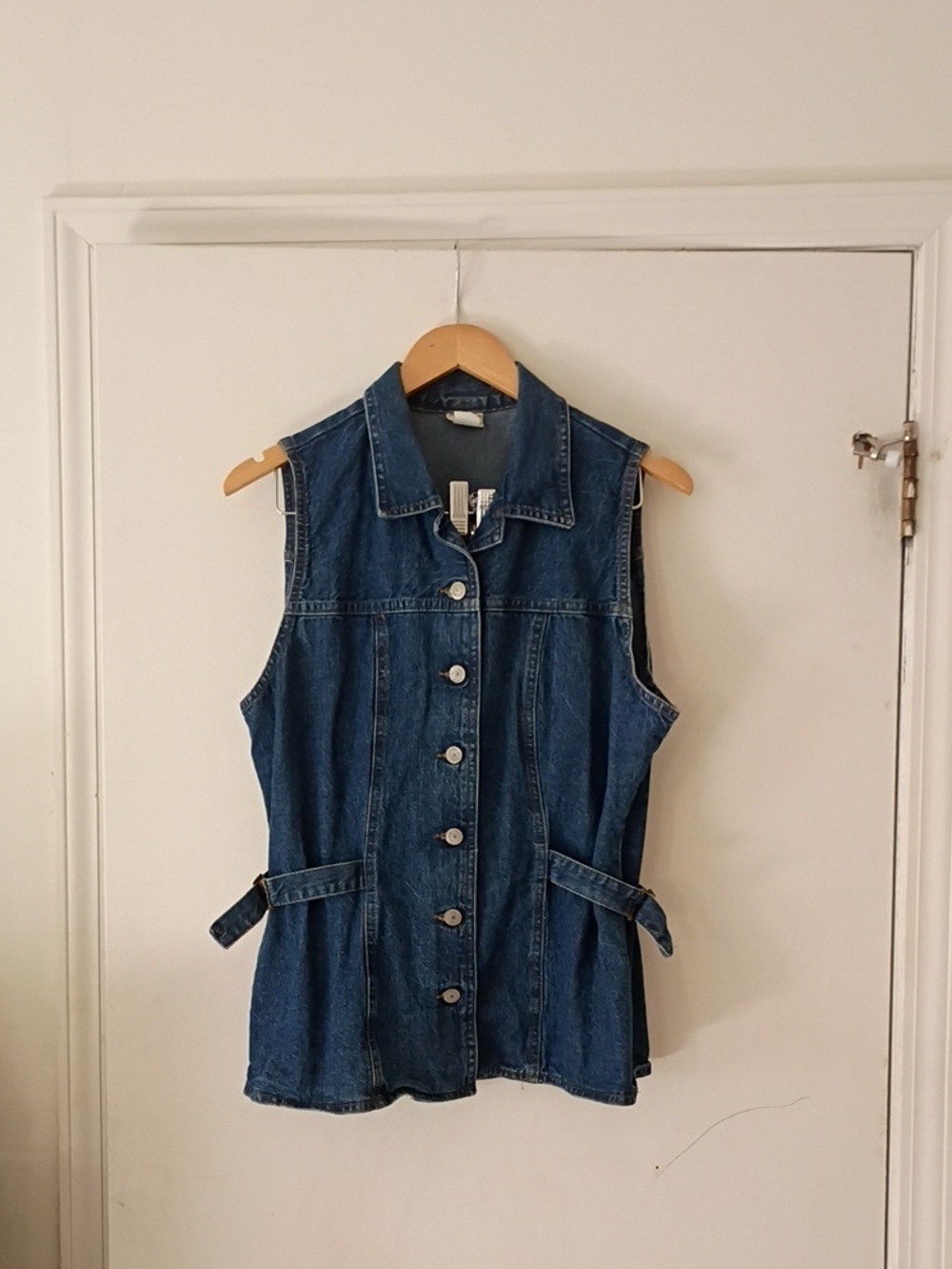 Vintage Vivaldi Sleeveless Denim Top M